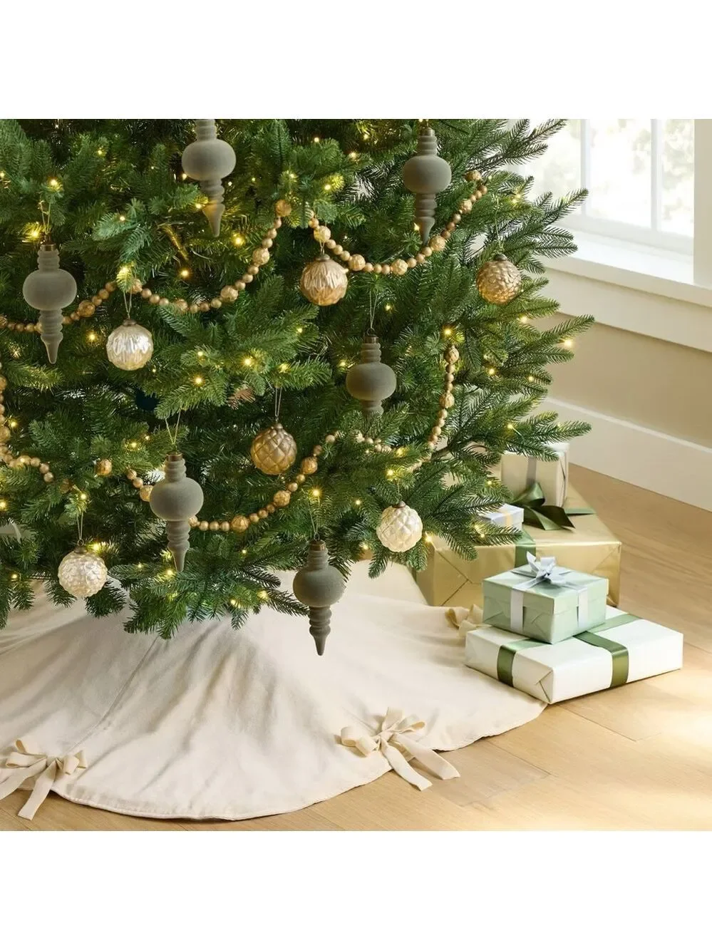 Gold Bead Christmas Garland - Threshold™ designed with Studio McGee